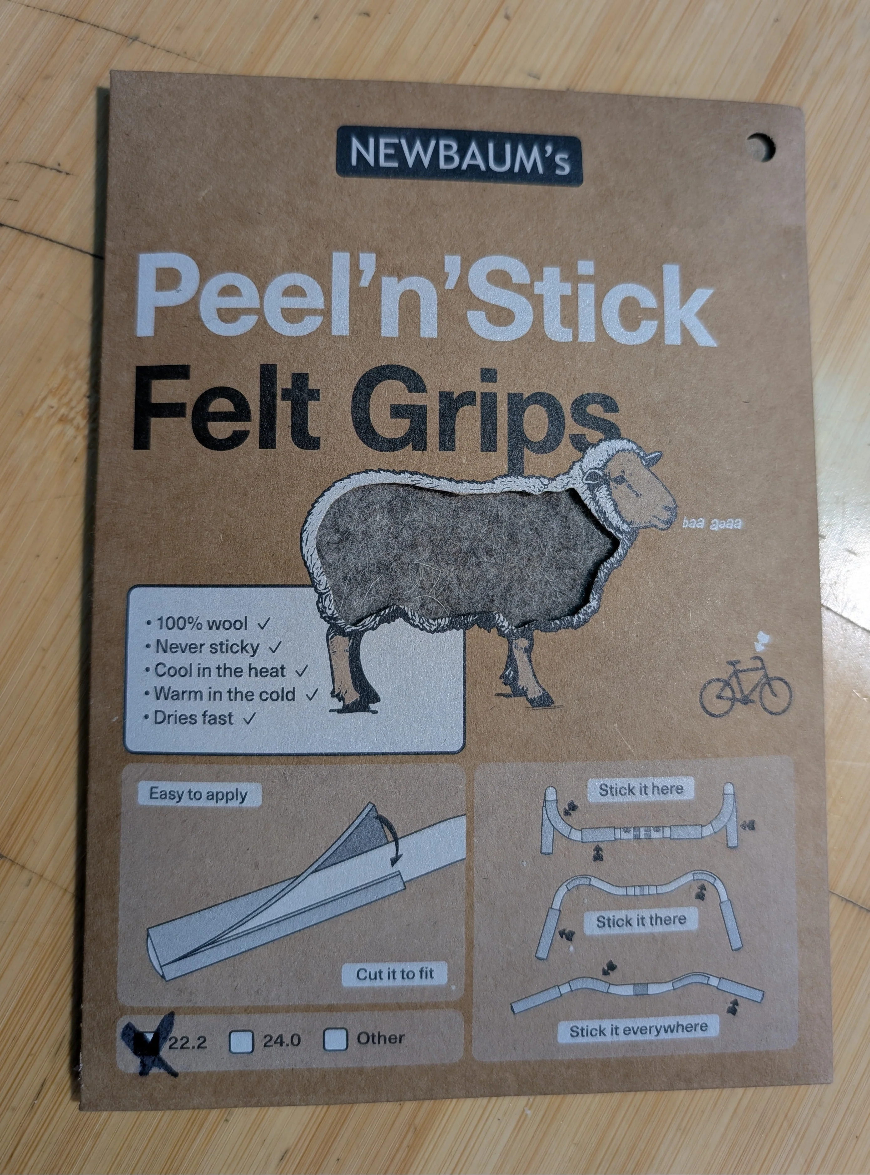 Wool Felt Grips. Somewhat DIY. Newbaum's - Image 13